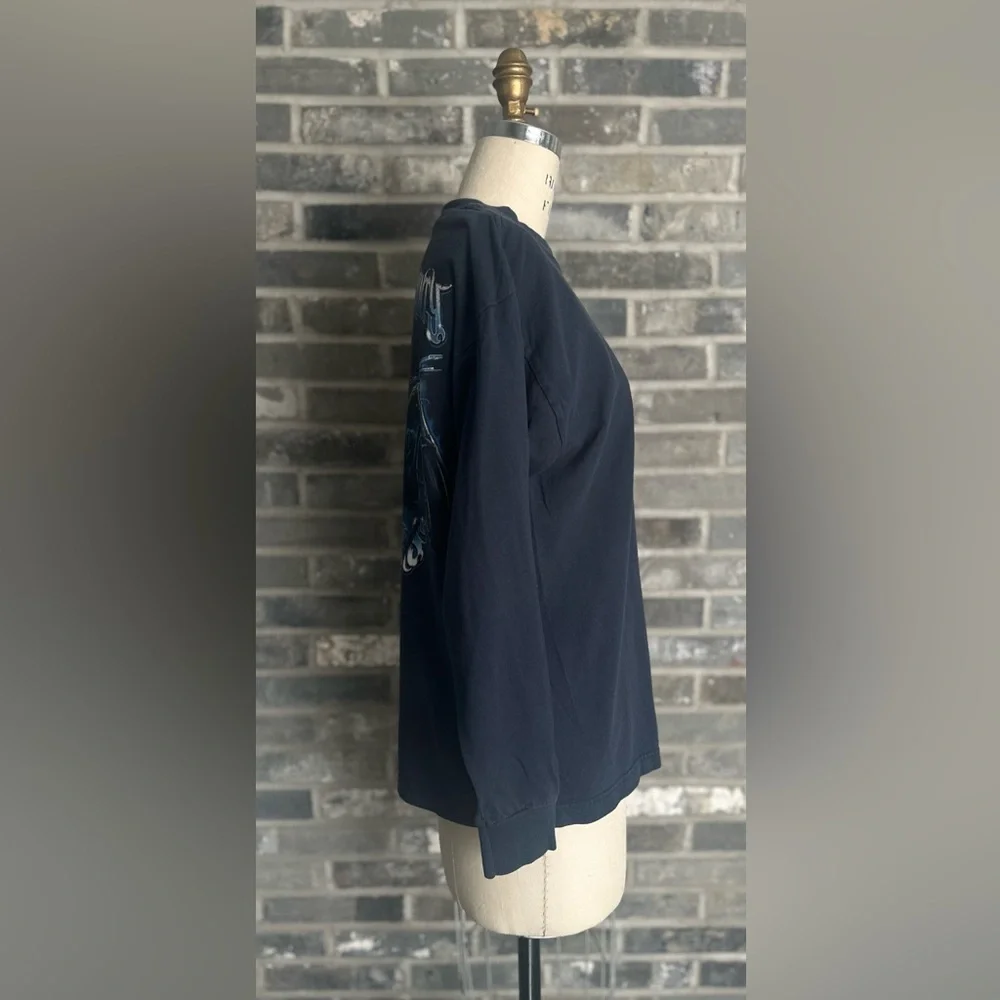 Y2K Orange County Choppers Long Motorcycle Biker Sleeve Graphic T-Shirt - Picture 2 of 9